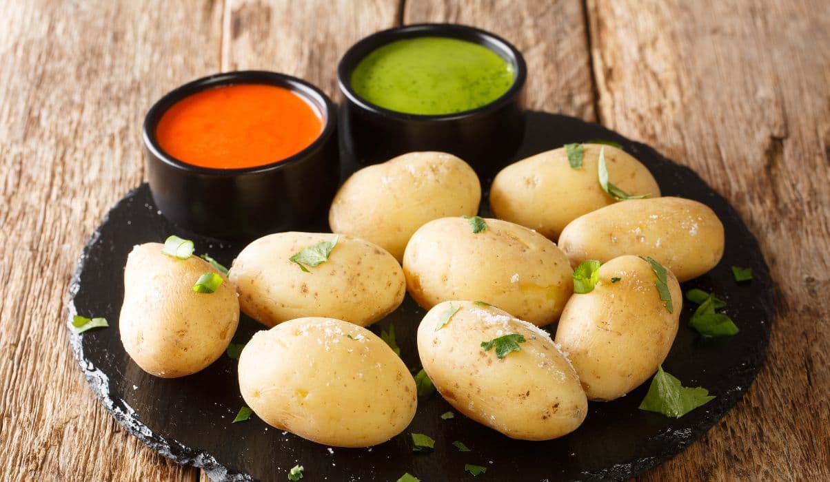 Papas Arrugadas with Mojo Sauce